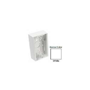  Leviton 42777 1WB BACKBOX S/G 1.45 WHT