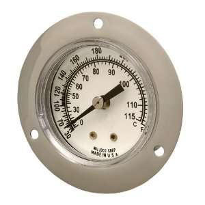  V20362102 240 Vapor Dial Thermometer, Flush Mount, 2 Dial,  40 