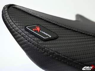 2011 Carbon Fiber Look ZX 10R Sportbike Seat Cover Set  