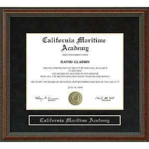  California Maritime Academy (Cal Maritime) Diploma Frame 
