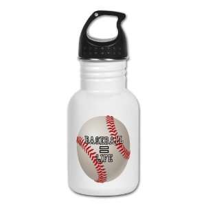 Kids Water Bottle Baseball Equals Life 