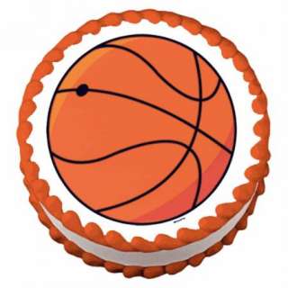 Basketball ~ Edible Image Icing Cake, Cupcake Topper ~ LOOK  