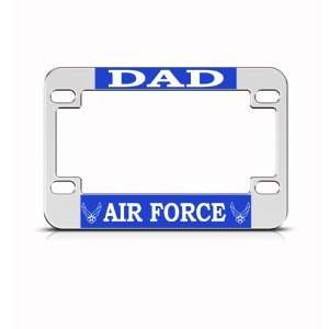  Air Force Dad Military Metal Bike Motorcycle license plate 