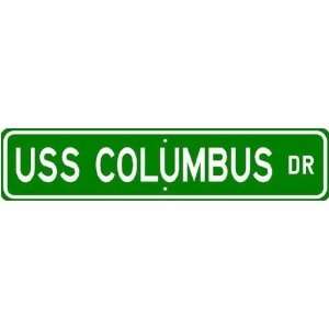  USS COLUMBUS SSN 762 Street Sign   Navy Ship Gift Sailo 