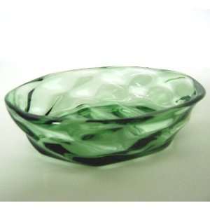    Creative Bath Glass Blocks Soap Dish   Green