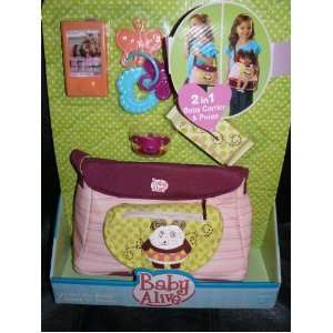  Baby Alive On the Go Baby Carrier n Purse Toys & Games