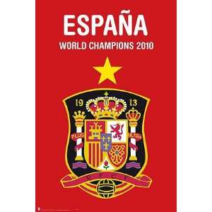    Spain   World Champions 2010   35.7x23.8 inches