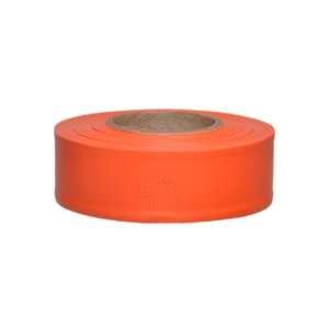   Width, PVC Film, Texas Orange Solid Color Roll Flagging (Pack of 144