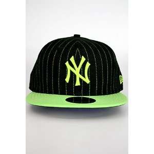    New Era Pinstripe New York Yankee Hat Black
