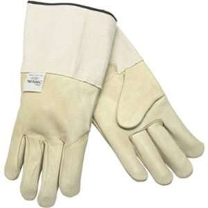 Safety Gloves   Premium Grain Cow Leather Welders (w/Gauntlet 