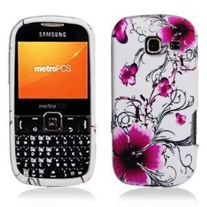 For Metropcs Samsung Freeform III Accessory   Purple Flower 