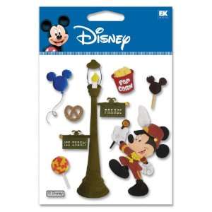  Disney Parade Mickey Dimensional Sticker Arts, Crafts 