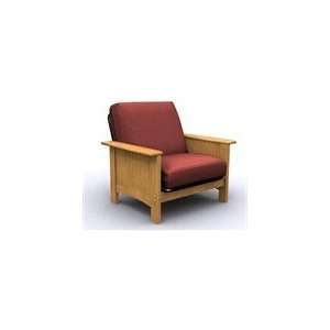  Elite Products Cottage Grove Golden Oak Futon Chair Bed 