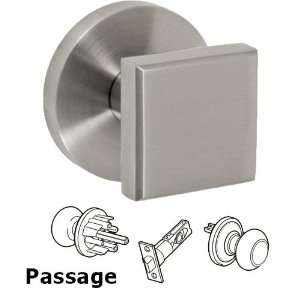  Passage 3050 cast knob with contemporary rose in brushed 