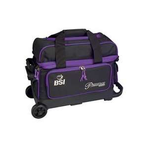    BSI Purple/Black 2 Ball Roller Bowling Bag