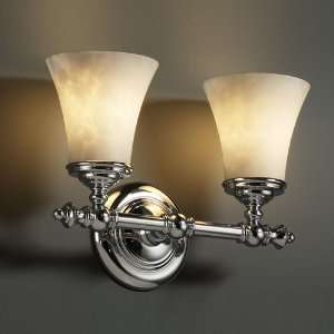  Justice Design Group CLD 8522 Tradition 2 Light Bathroom 