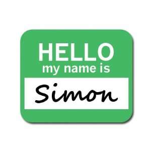  Simon Hello My Name Is Mousepad Mouse Pad