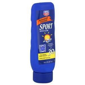  Rite Aid Sunscreen Lotion, Sport, SPF 30, 8 oz Health 