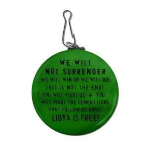 FREE LIBYA NO SURRENDER Politics 2.25 Clip Tag