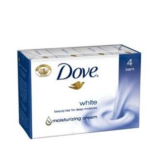 Dove Beauty Bar, White, 4 Bars