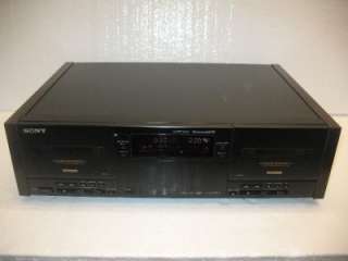 SONY TC WR901ES ~ Vintage Hi Fi ~ Dual Cassette Player  