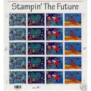  Stampin the Future pane of 20 x 33 cent U.S. Stamps 19 