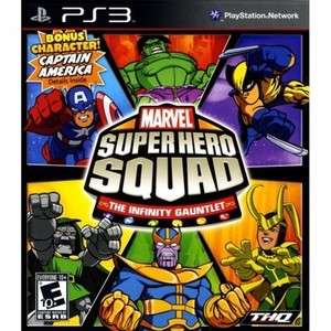 Marvel Super Hero Squad The Infinity Gauntlet w/ Bonus CAPTAIN AMERICA 
