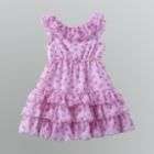 Route 66 Infant & Toddler Girls Tiered Chiffon Dress