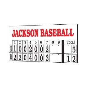 MAC Hanging Numbers Baseball Scoreboard (EA)  Sports 