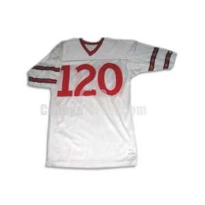   White No. 120 Team Issued Cornell Football Jersey