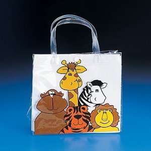  Zoo Animal Vinyl Tote Bags   12 per unit Toys & Games