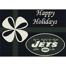   New York Jets Holiday 3 Ft. 10 In. x 5 Ft. 4 In. Rug   