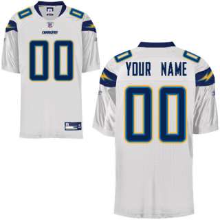 Reebok San Diego Chargers Customized Authentic White Jersey (48 56 