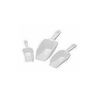 3pc Kitchen Scoop Set   Clear Acrylic   1/4, 1/2 & 1 Cup  