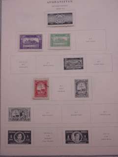 AFGHANISTAN  Mint & Used collection on album pages with many 