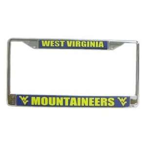 West Virginia Mountaineers Chrome License Plate Frame 