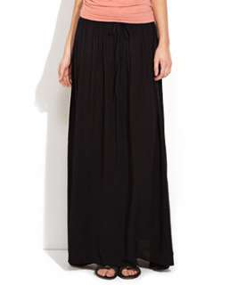 Black (Black) Sporty Voile Maxi Skirt  247918801  New Look