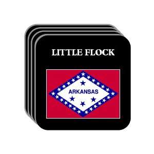  US State Flag   LITTLE FLOCK, Arkansas (AR) Set of 4 Mini 