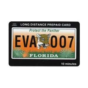   Card Florida Protect the Panther License Plate 