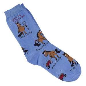   Blue Youth Girls Socks (Made in USA) 