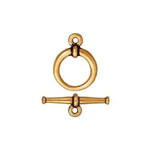  Gold (plated) Large Tapered Toggle Clasp 20mm, 25mm bar Findings
