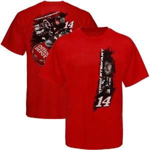  NASCAR Chase Authentics Tony Stewart Chassis T Shirt   Red 