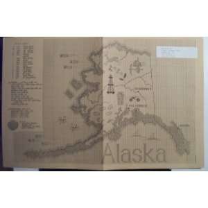  Alaska (State Map) (Craft Pattern)