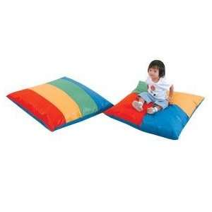 Set of 2 Four Color Pillow, Soft Play Pillows 