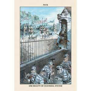  Puck Magazine One Beauty of Our Penal System 24X36 Giclee 