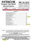 TOSHIBA 50A60 55A60 61A60 50A50 SERVICE REPAIR MANUAL  