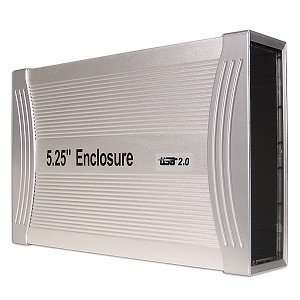    5.25 USB 2.0 Aluminum External IDE Drive Case Electronics