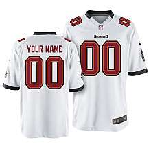   Tampa Bay Buccaneers Youth Customized Game White Jersey   