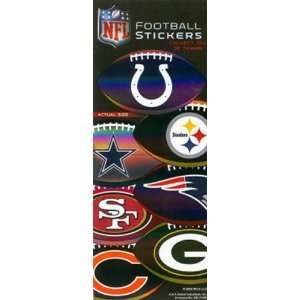  NFL Football Vending Machine Stickers w/Display Card 