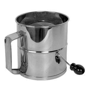 Cup Flour Sifter Stainless Steel Large Professional Commercial Free 
